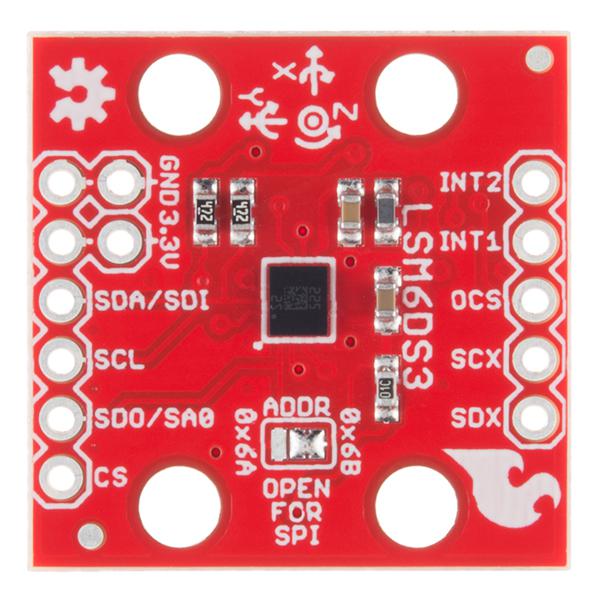 SparkFun 6 Degrees of Freedom Breakout - LSM6DS3 - SEN-13339