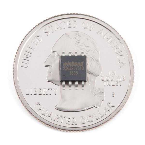 Serial Flash Memory - W25Q32FV (32Mb, 104MHz, SOIC-8) - COM-15809