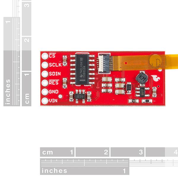 SparkFun Flexible Grayscale OLED Breakout - 1.81" - LCD-14606