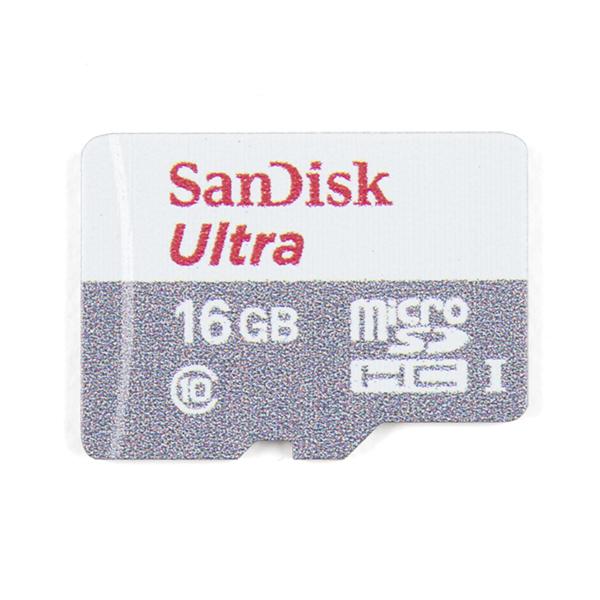 microSD Card - 16GB (Class 10) - COM-15051