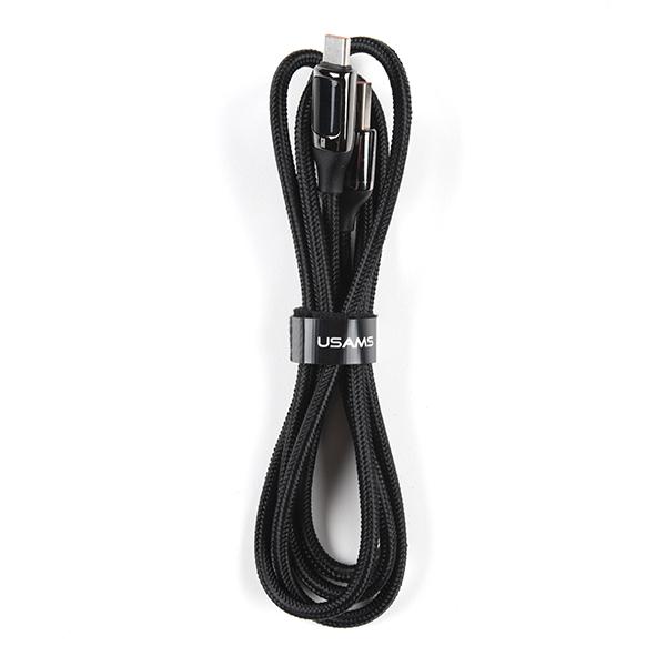 Fast Charging USB A to C Cable with LCD - 4ft (6A) - CAB-19718