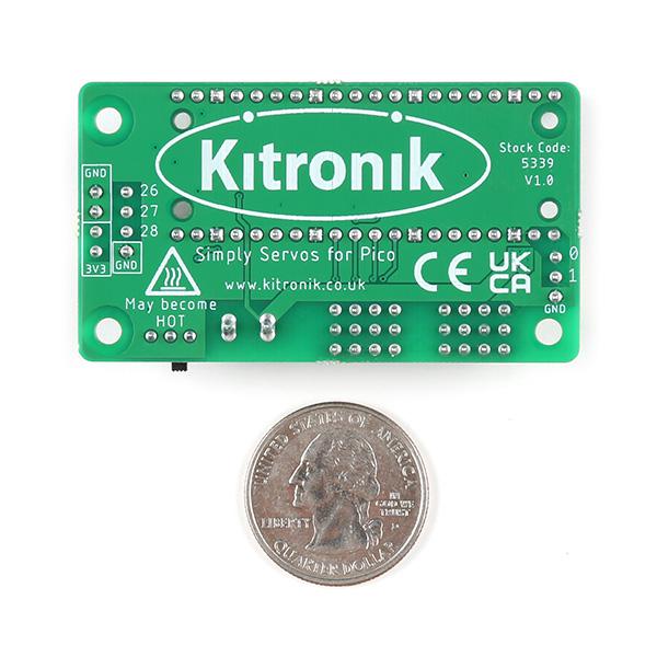Kitronik Simply Servos Board for Raspberry Pi Pico - ROB-20040