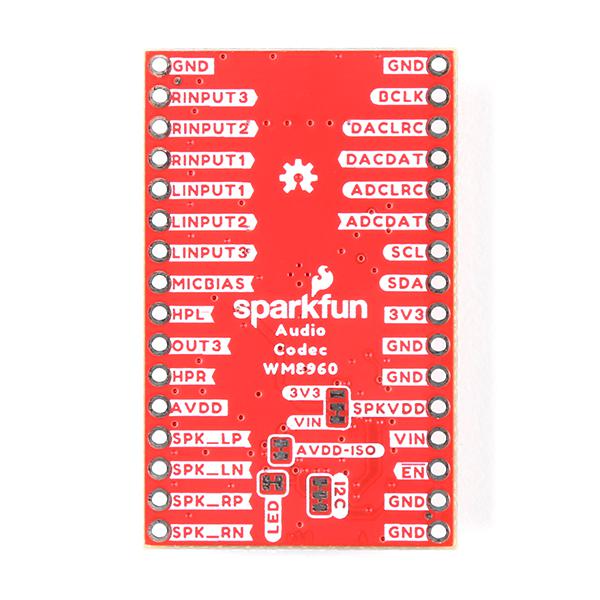 SparkFun Audio Codec Breakout - WM8960 (Qwiic) - BOB-21250