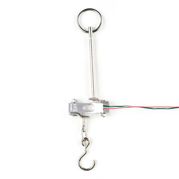 Load Cell - 10kg, Straight Bar with Hook (HX711) - SEN-21669