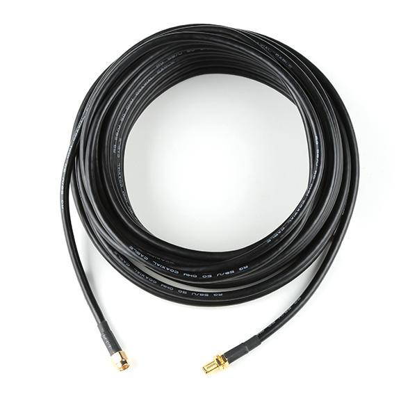 Interface Cable - RP-SMA Male to RP-SMA Female (10M, RG58) - CAB-22038