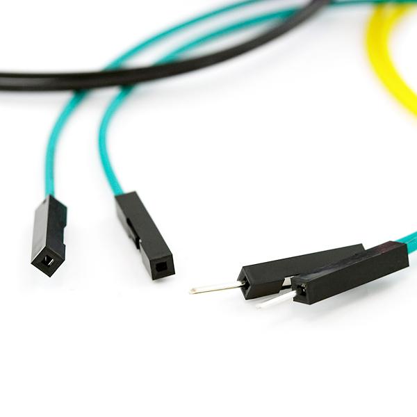Jumper Wires Premium 6" M/F Pack of 100 - PRT-09139