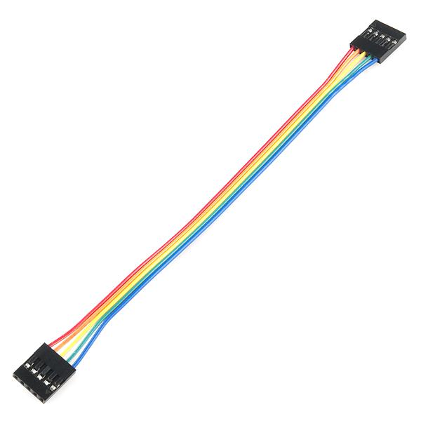 Jumper Wire - 0.1", 5-pin, 6" - PRT-10370