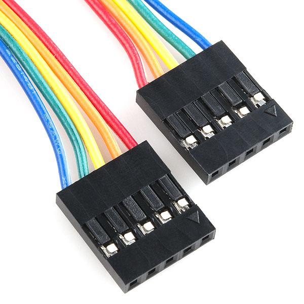Jumper Wire - 0.1", 5-pin, 6" - PRT-10370