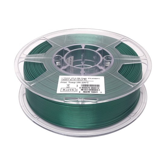 ePLA-Silk Magic filament, 1.75mm, Green Blue, 1kg/roll - ePLA-SilkMagic175GU1