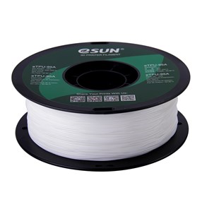 eTPU-95A filament, 1.75mm, White, 1kg/roll
