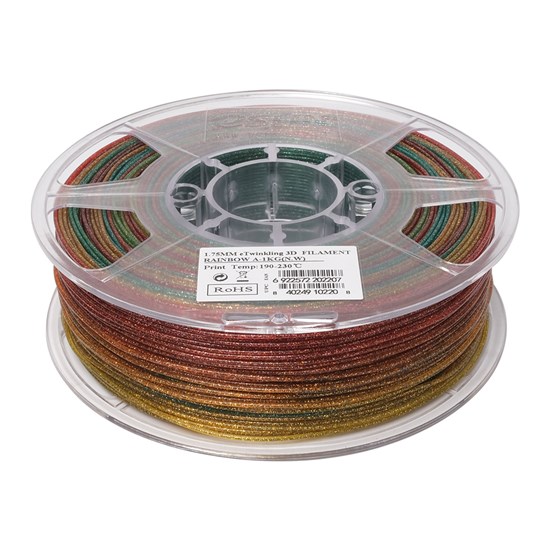 eTwinkling filament, 1.75mm, Rainbow, 1kg/roll - eTwinkling175RBA1