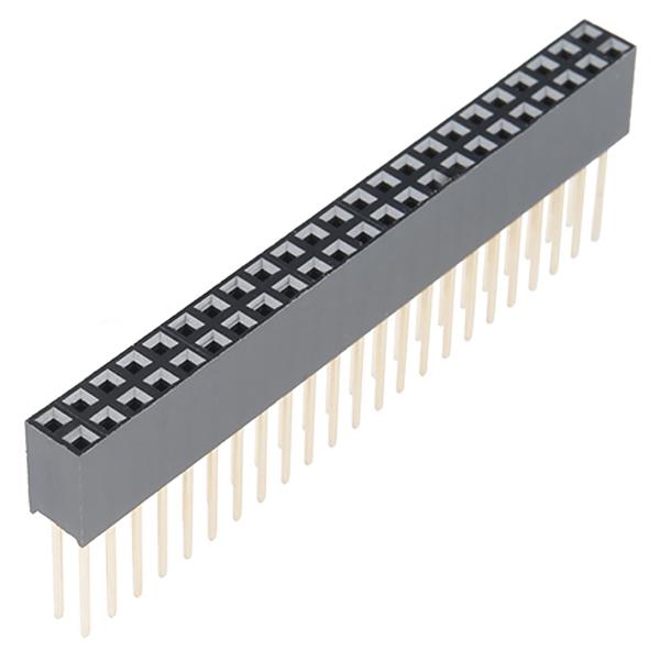 Stackable Header - 2x23 Pin Female from MindKits New Zealand