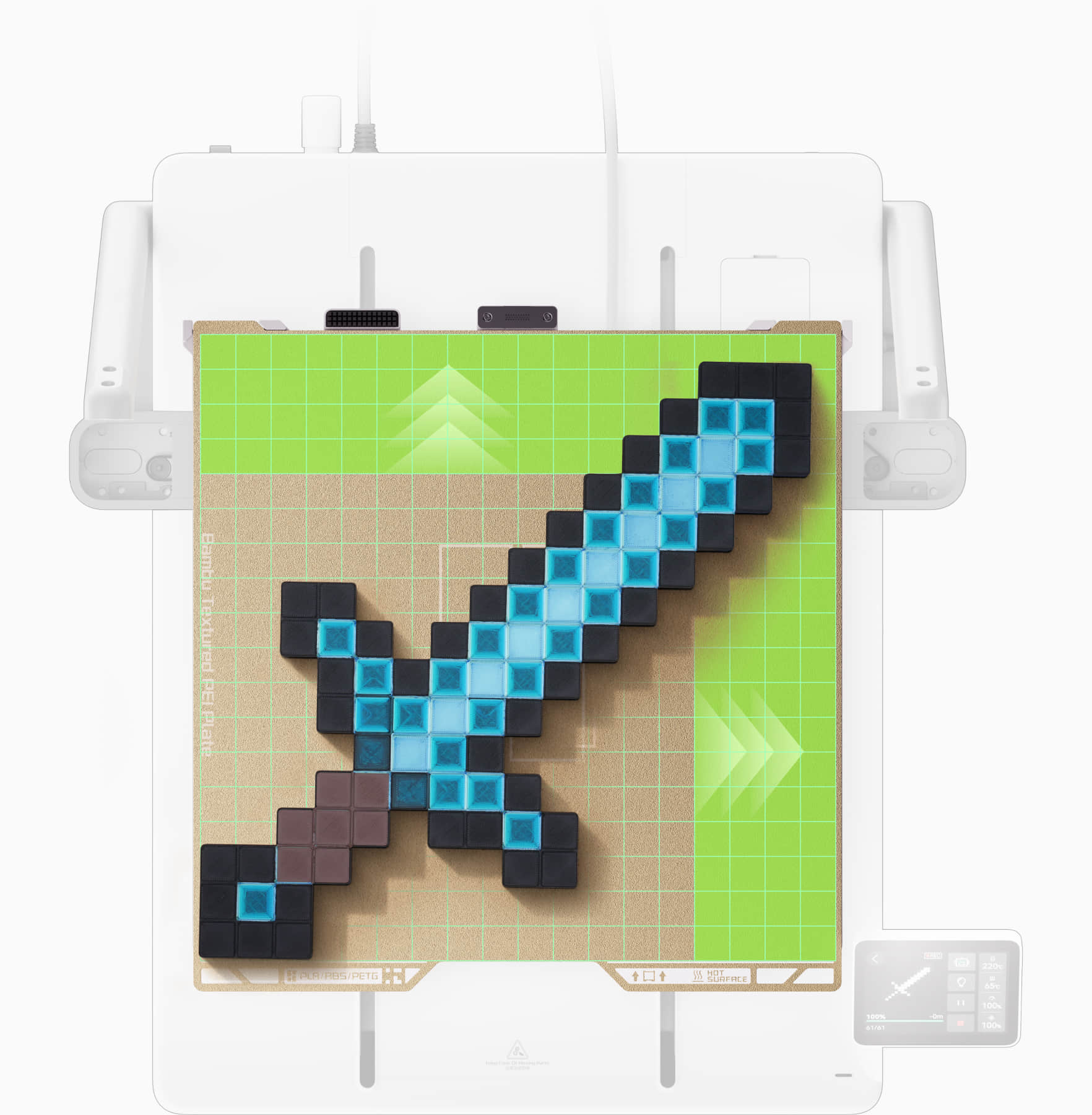A2L 330x320x325mm build volume multi-colour