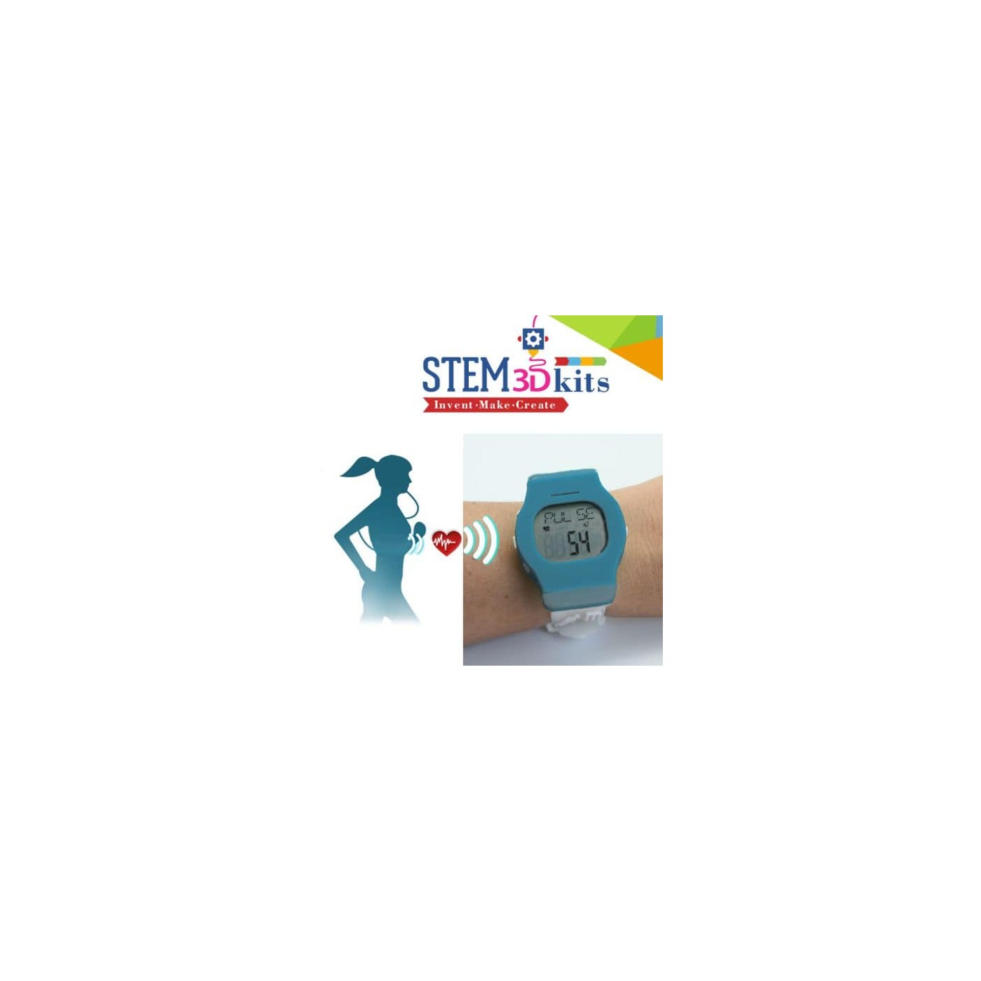 STEM3Dkits Heart Rate Watch classroom 3D printing kit New Zealand