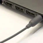 EdComm cable into the Computer