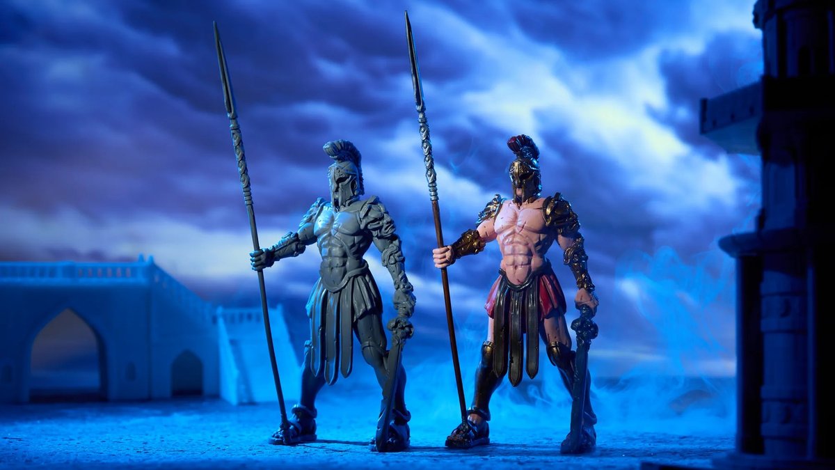 Painted tabletop miniatures printed in Alpha Model Resin