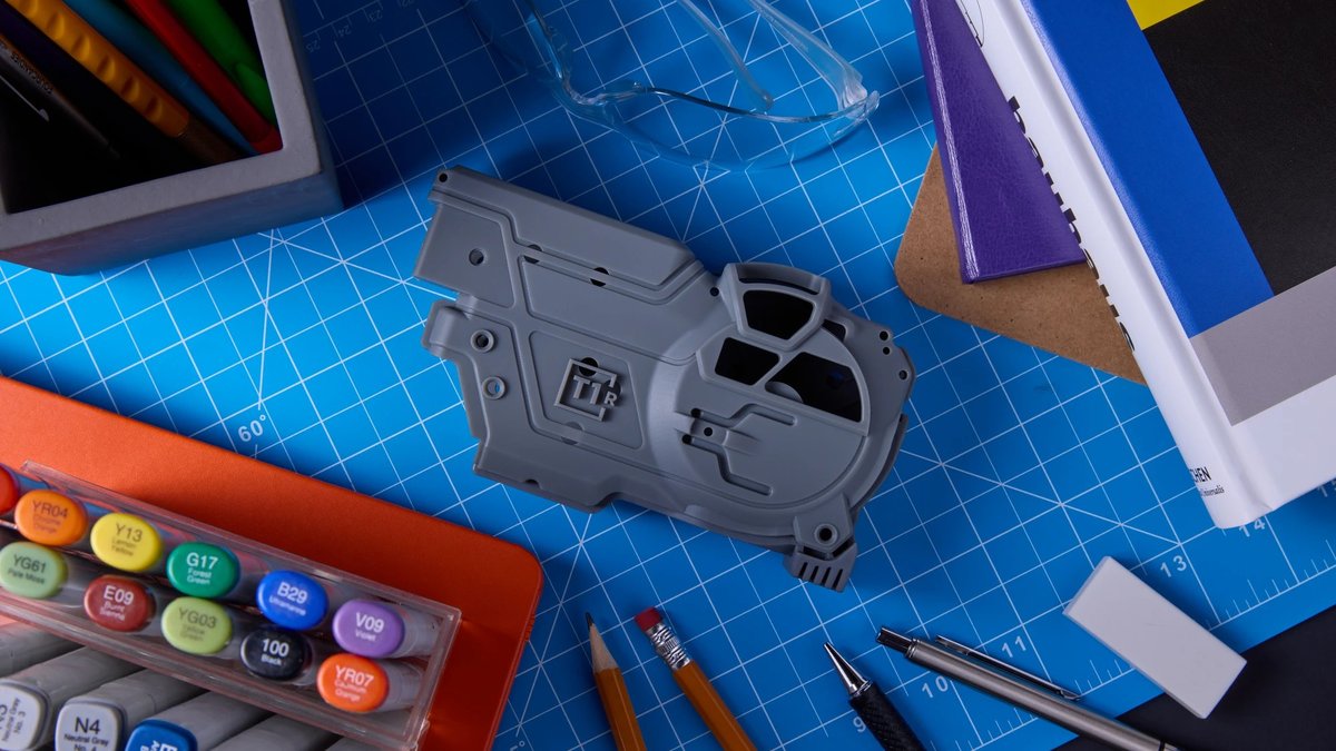 Smooth surface product prototype printed on the Formlabs Form Studio 1