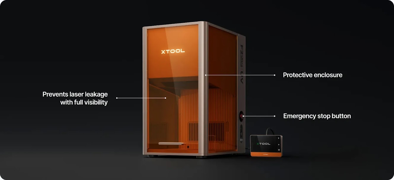 xTool F2 Ultra UV crystal engraving