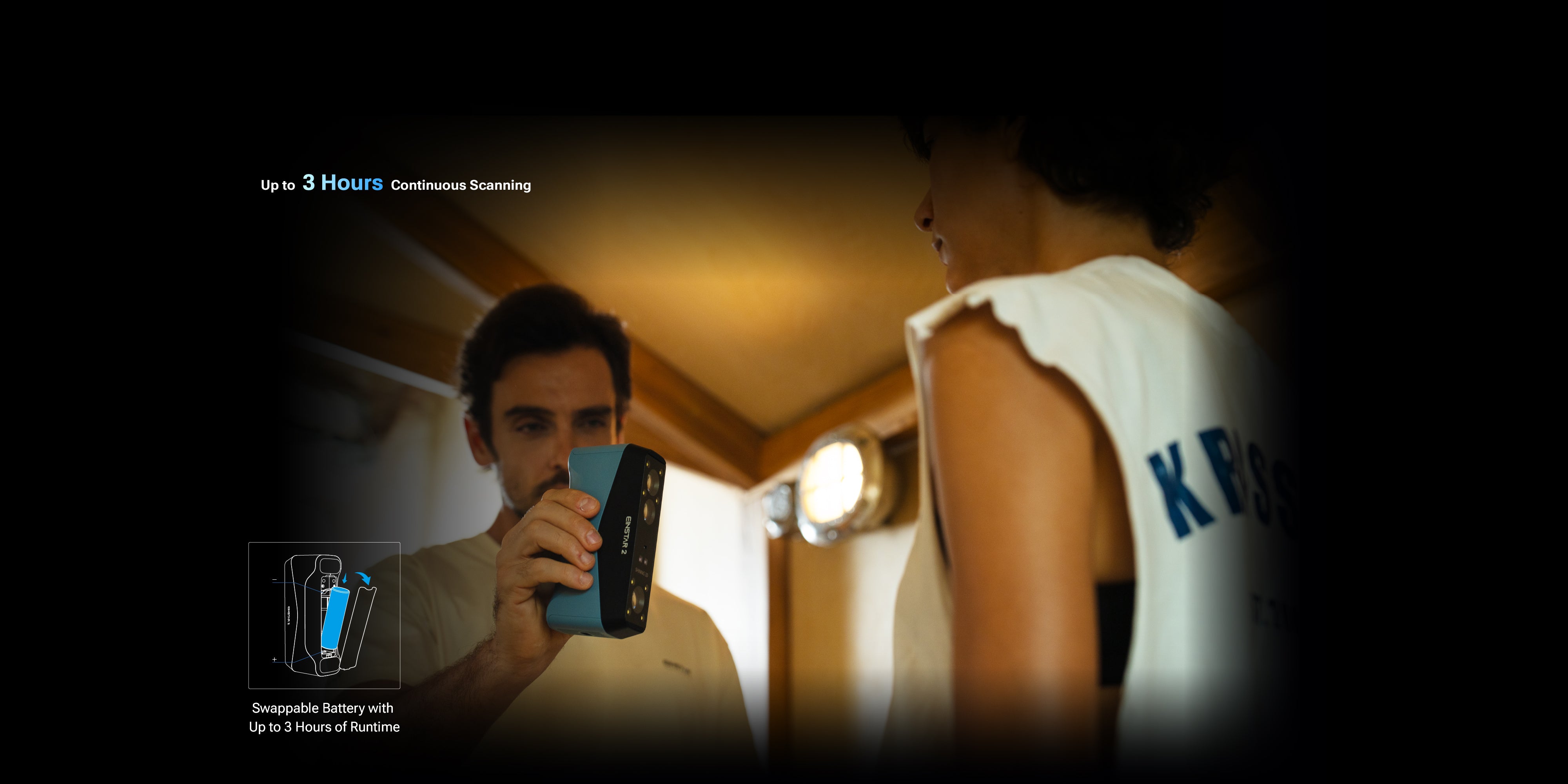 EINSTAR 2 — Wireless scanning with swappable battery