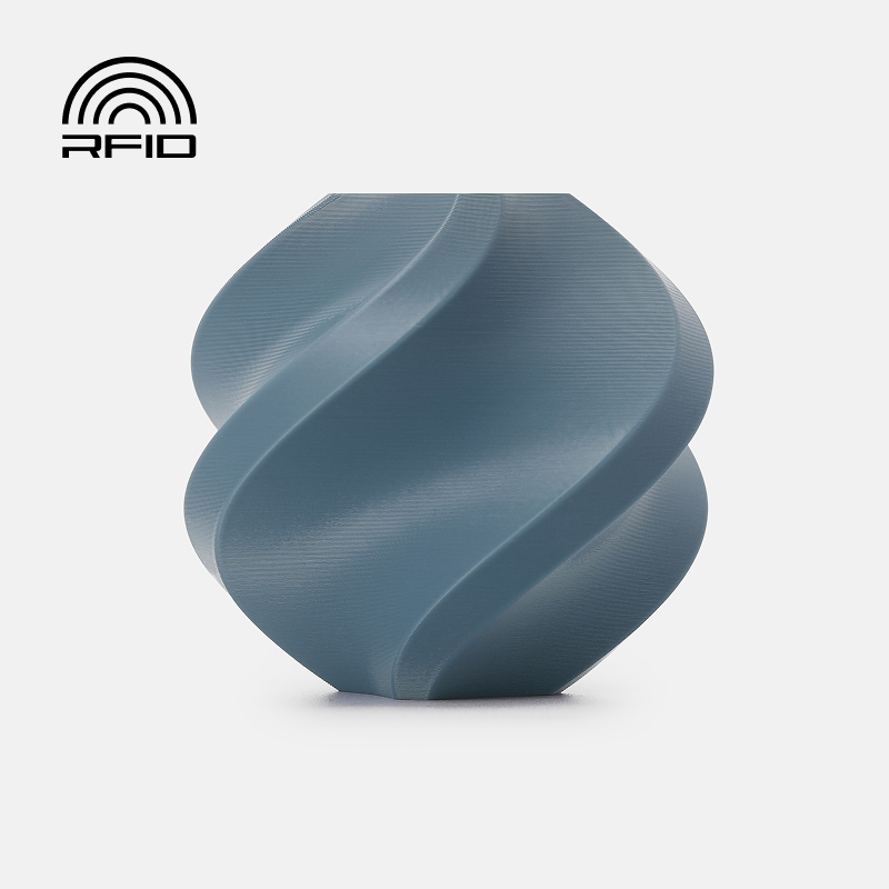 Bambu Lab - PETG Basic - Misty Blue with Bambu Reusable Spool - 1KG
