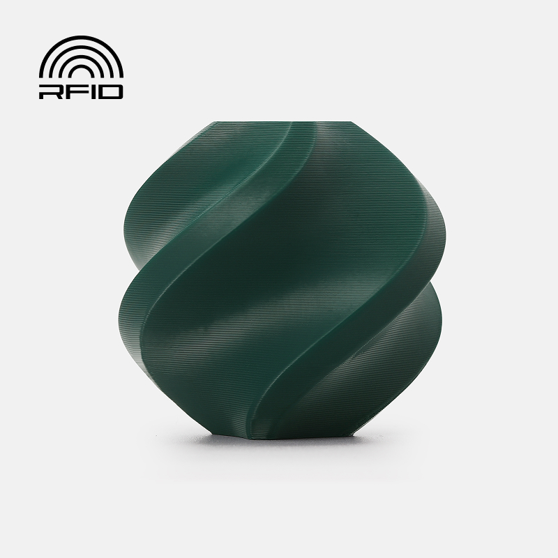 Bambu Lab - PETG Basic - Pine Green with Bambu Reusable Spool - 1KG