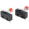 Mini Microswitch - SPDT (Roller Lever, 2-Pack) 