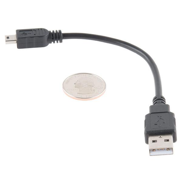 USB Mini-B Cable - 6" - CAB-13243