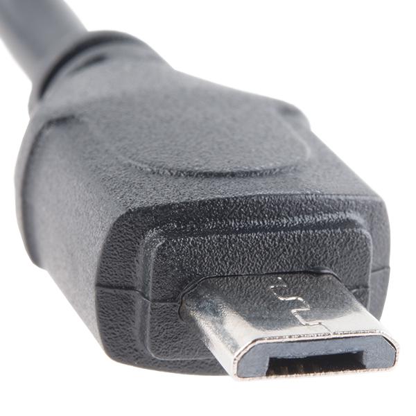 USB Micro-B Cable - 6" - CAB-13244