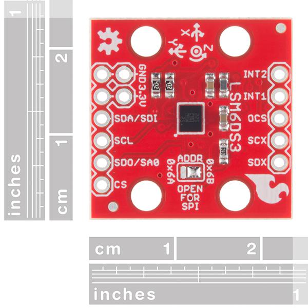 SparkFun 6 Degrees of Freedom Breakout - LSM6DS3 - SEN-13339
