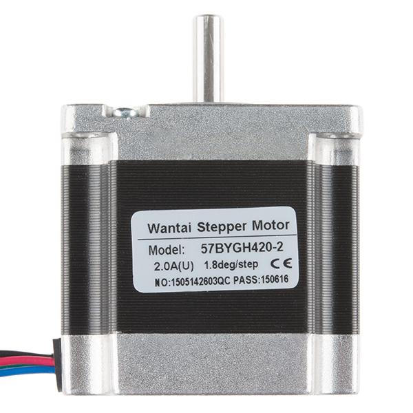 Stepper Motor - 125 oz.in (200 steps/rev, 600mm Wire) - ROB-13656
