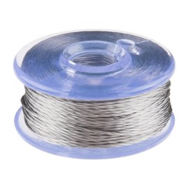 Conductive Thread Bobbin - 12m (Smooth, Stainless Steel) 