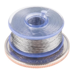 Conductive Thread Bobbin - 12m (Smooth, Stainless Steel) - DEV-13814