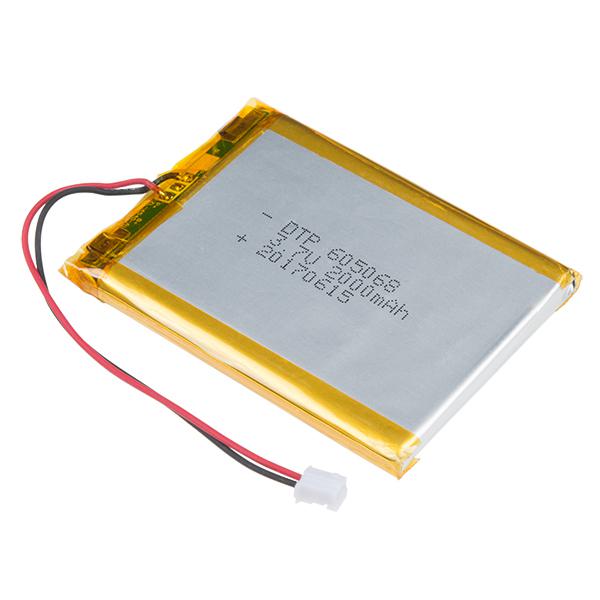 Lithium Ion Battery - 2Ah - PRT-13855