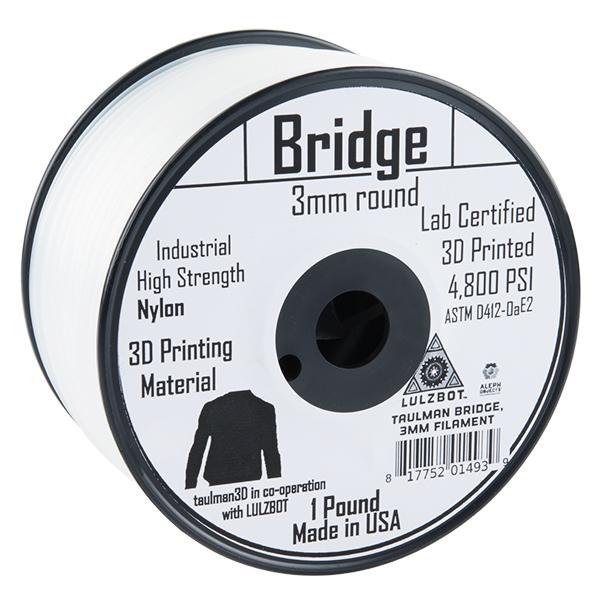 Bridge Filament 3mm - 0.45kg (Clear) - TOL-13937