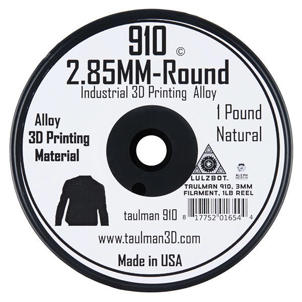 Alloy 910 Filament 2.85mm - 0.45kg (Natural) - TOL-13938