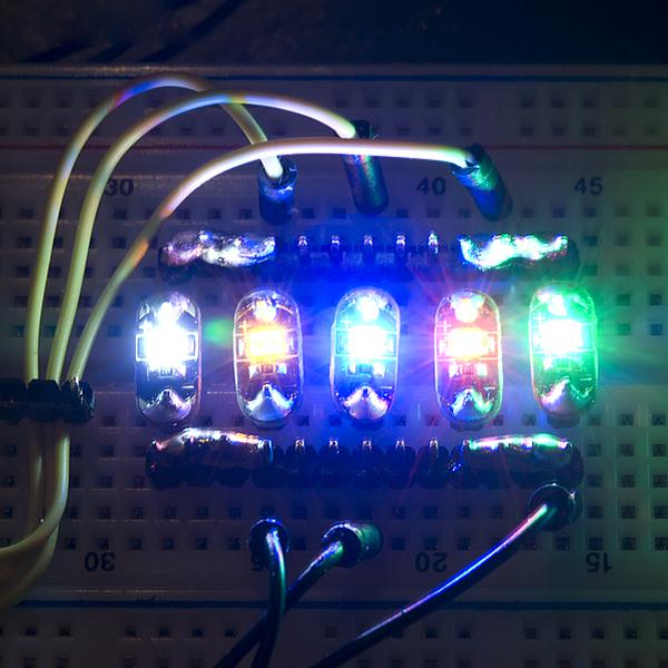 LilyPad LED Red (5pcs) - DEV-14013
