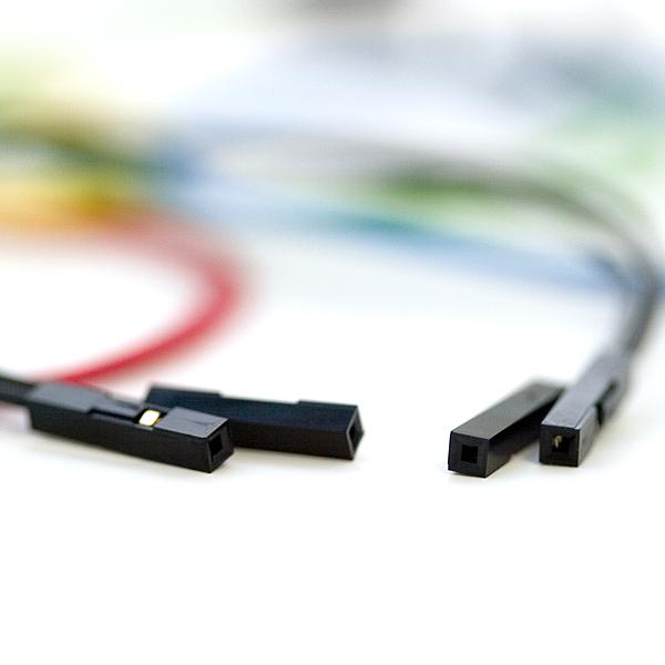 Jumper Wires Premium 6" F/F Pack of 10 - PRT-08430