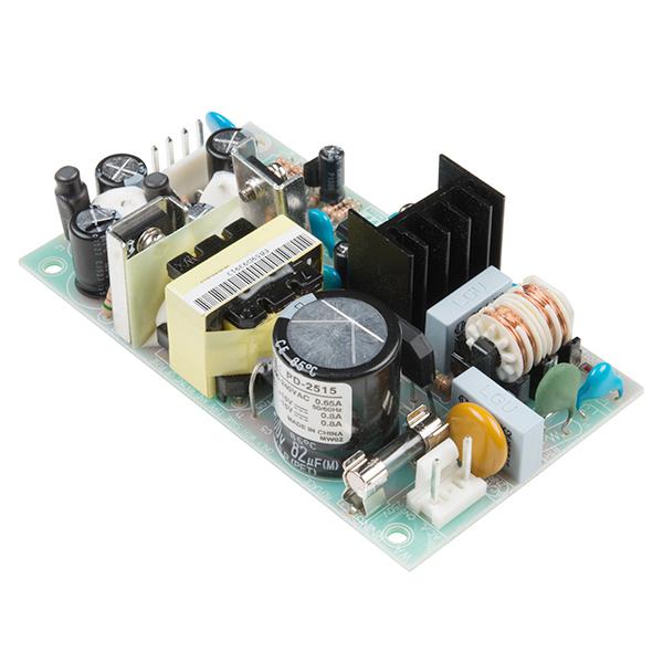 Mean Well Dual Output Switching Power Supply (15VDC, -15VDC, 0.8A) - TOL-14101