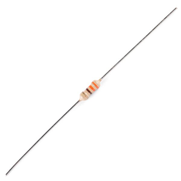 Resistor 330 Ohm 1/4 Watt PTH - 20 pack (Thick Leads) - PRT-14490