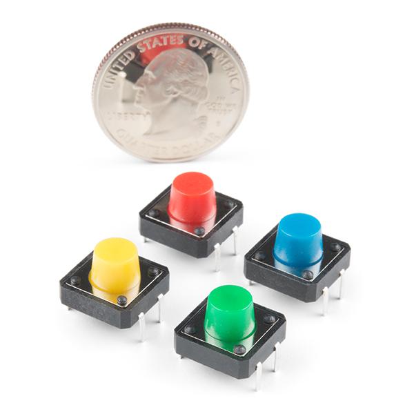 Multicolor Buttons - 4-pack - PRT-14460