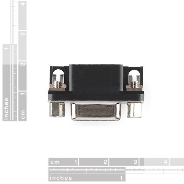 9 Pin Female Serial Connector - PCB Mount - PRT-00429