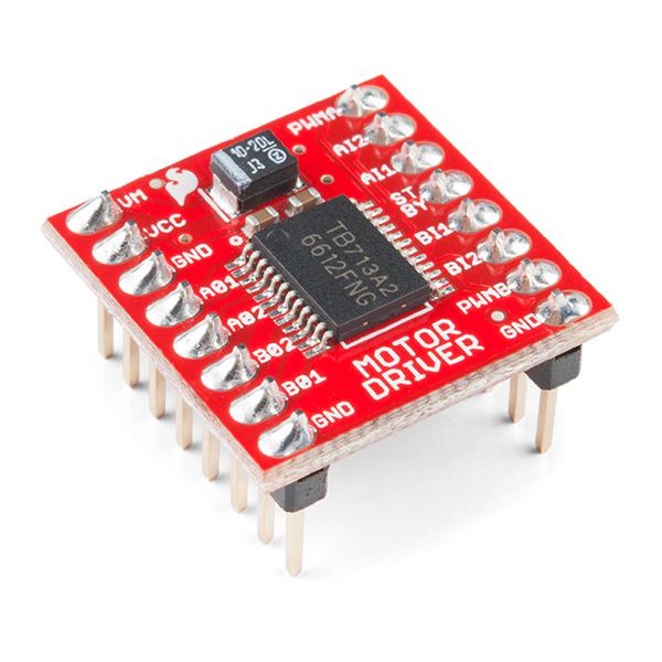 SparkFun Motor Driver - Dual TB6612FNG (with Headers) - ROB-14450