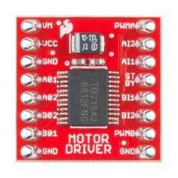SparkFun Motor Driver - Dual TB6612FNG (with Headers) - ROB-14450