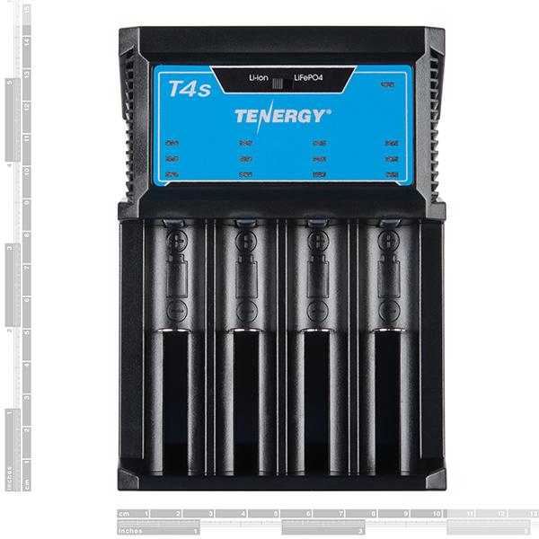 Tenergy T4s Intelligent Universal Charger - 4-Bay - TOL-14457
