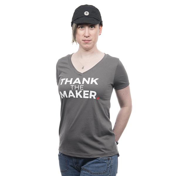 Thank the Maker Women's Tee - Small - SWG-14461
