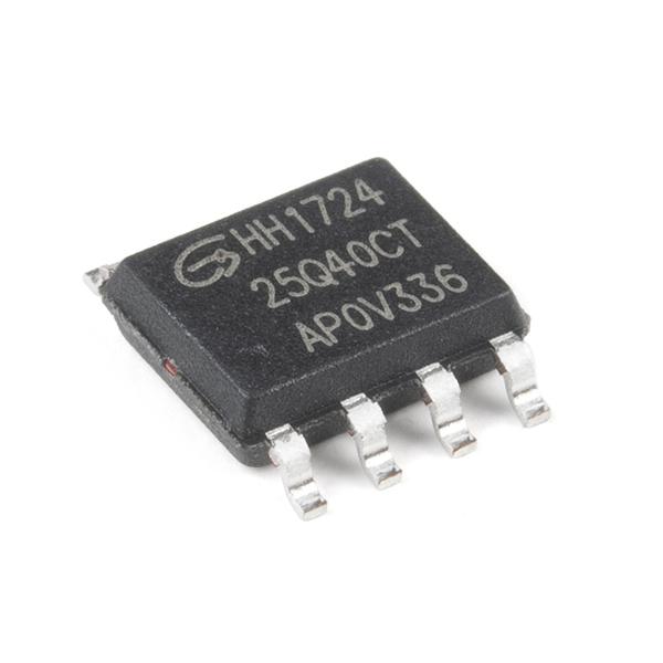 Serial Flash Memory - GD25Q40CTIGR (4Mb, 120MHz) - COM-18076