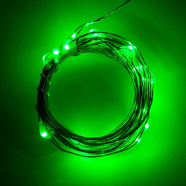 Fairy Lights - Green (2.5m) - PRT-14504