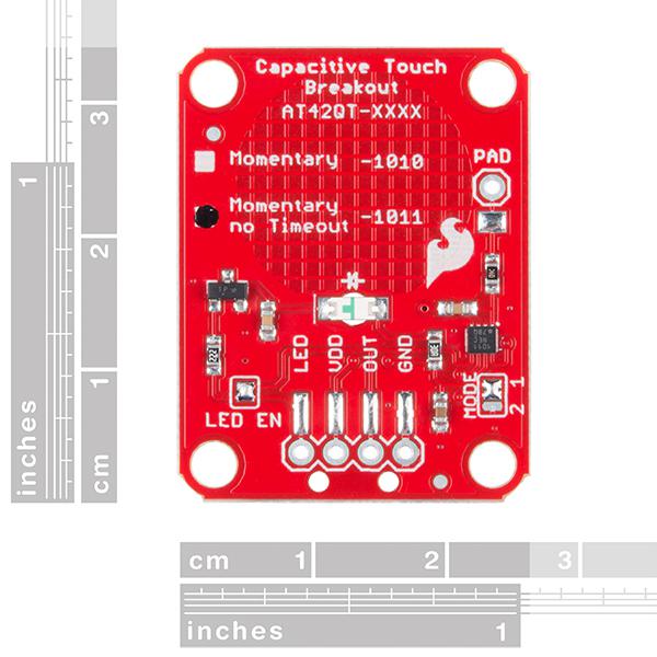 SparkFun Capacitive Touch Breakout - AT42QT1011 - SEN-14520