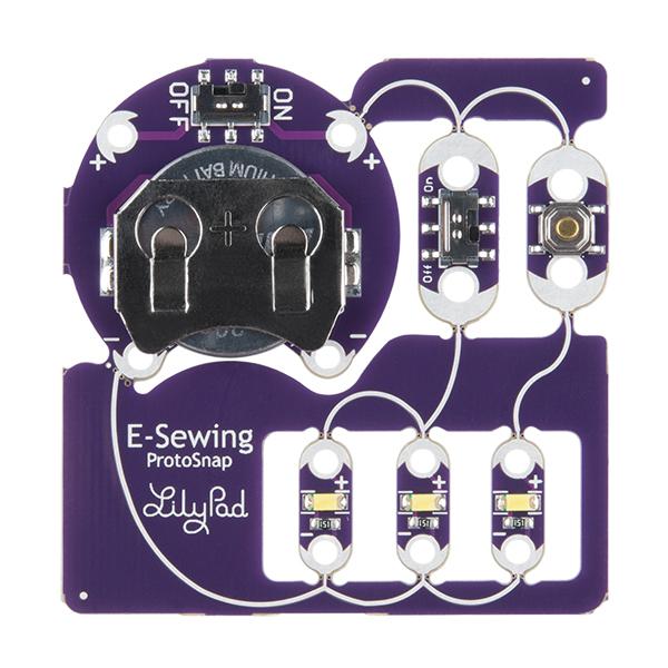 LilyPad E-Sewing ProtoSnap Kit - KIT-14528