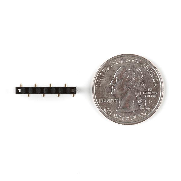Female Header - 8-pin (SMD, 0.1in) - PRT-21471